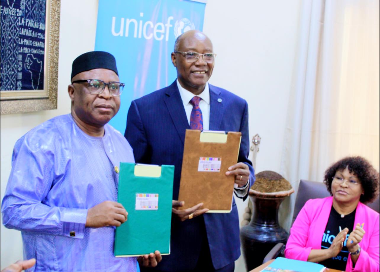 UNE CONVENTION MALI- UNICEF POUR LA RECHERCHE SUR LES PROBLÉMATIQUES DE L’ENFANCE.