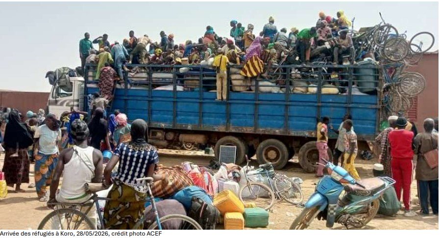 UNE NOUVELLE ARRIVEE DE PLUS DE 4 000 RÉFUGIÉS BURKINABÈ A KORO AU CENTRE DU MALI.